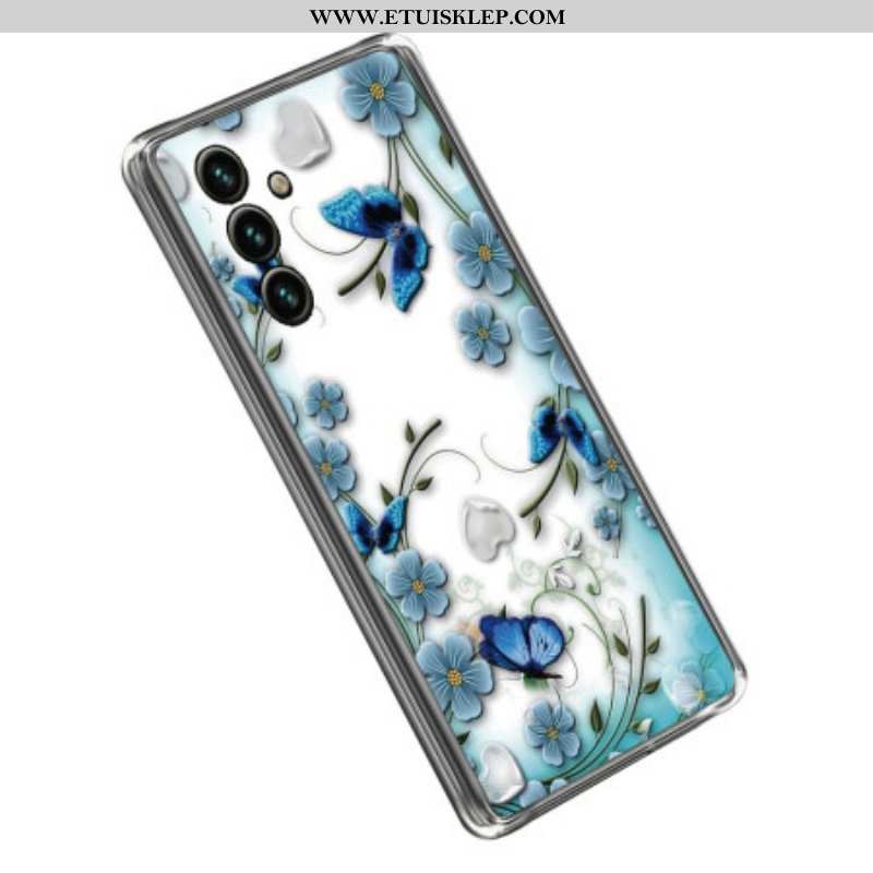 Etui do Samsung Galaxy A14 / A14 5G Przezroczyste Motyle W Locie